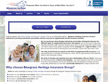 Tablet Screenshot of bluegrassheritageinsurancegroup.com